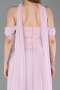 Long Powder Color Chiffon Evening Dress ABU6221