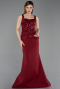 Long Burgundy Evening Dress ABU6225
