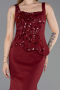 Long Burgundy Evening Dress ABU6225
