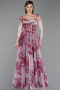 Long Red Evening Dress ABU6226
