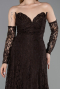 Long Brown Dantelle Evening Dress ABU6229