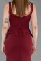 Long Burgundy Evening Dress ABU6231