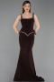Long Brown Evening Dress ABU6231