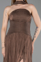 Long Brown Chiffon Evening Dress ABU6233