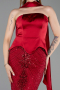 Long Burgundy Beaded Evening Dress ABU6234