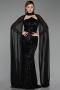 Long Black Beaded Evening Dress ABU6236