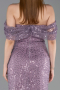 Long Lavender Scaly Evening Dress ABU6237