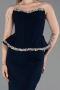 Long Navy Blue Evening Dress ABU6239
