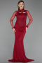 Long Burgundy Dantelle Evening Dress ABU6207