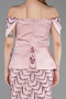 Long Powder Color Scaly Evening Dress ABU6243