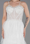 Long White Evening Dress ABU6245