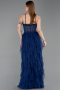 Long Navy Blue Evening Dress ABU6245