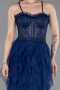 Long Navy Blue Evening Dress ABU6245