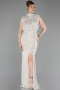 Mink Long Scaly Evening Dress ABU2752