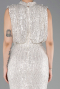 Mink Long Scaly Evening Dress ABU2752