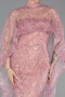 Long Powder Color Beaded Evening Dress ABU6220