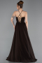 Long Brown Chiffon Prom Gown ABU6223