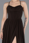 Long Brown Chiffon Prom Gown ABU6223