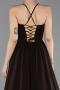 Long Brown Chiffon Prom Gown ABU6223