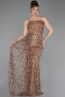 Long Copper Scaly Evening Dress ABU6224