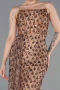 Long Copper Scaly Evening Dress ABU6224
