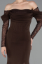 Long Brown Mermaid Evening Gown ABU6235