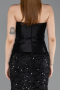 Long Black Scaly Evening Dress ABU6242