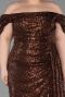 Long Scaly Plus Size Evening Dress ABU2973