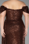 Long Scaly Plus Size Evening Dress ABU2973