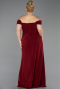Long Burgundy Plus Size Prom Dress ABU6246