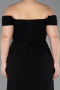 Long Black Plus Size Prom Dress ABU6246