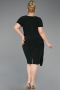 Midi Emerald Green Plus Size Cocktail Dress ABK2641