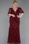 Long Scaly Plus Size Evening Dress ABU6149