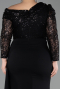 Long Black Formal Plus Size Dress ABU6213