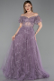 Long Lavender Evening Dress ABU6244