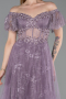 Long Lavender Evening Dress ABU6244
