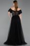 Long Black Evening Dress ABU6244