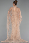 Long Gold Beaded Evening Dress ABU6220