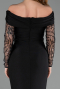 Long Black Evening Dress ABU6273