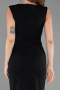 Midi Black Evening Dress ABK2653