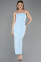 Midi Light Blue Party Dress ABK2655