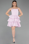 Short Powder Color Cocktail Dress ABK2656