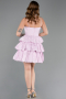 Short Powder Color Cocktail Dress ABK2656