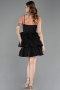 Short Black Cocktail Dress ABK2656