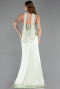 Long Mint Satin Evening Dress ABU6276
