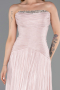Long Powder Color Chiffon Evening Dress ABU6277