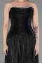 Long Black Chiffon Evening Dress ABU6277
