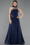 Long Navy Blue Evening Dress ABU6279