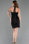 Short Black Cocktail Dress ABK2645
