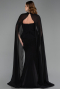 Long Black Mermaid Prom Dress ABU6255